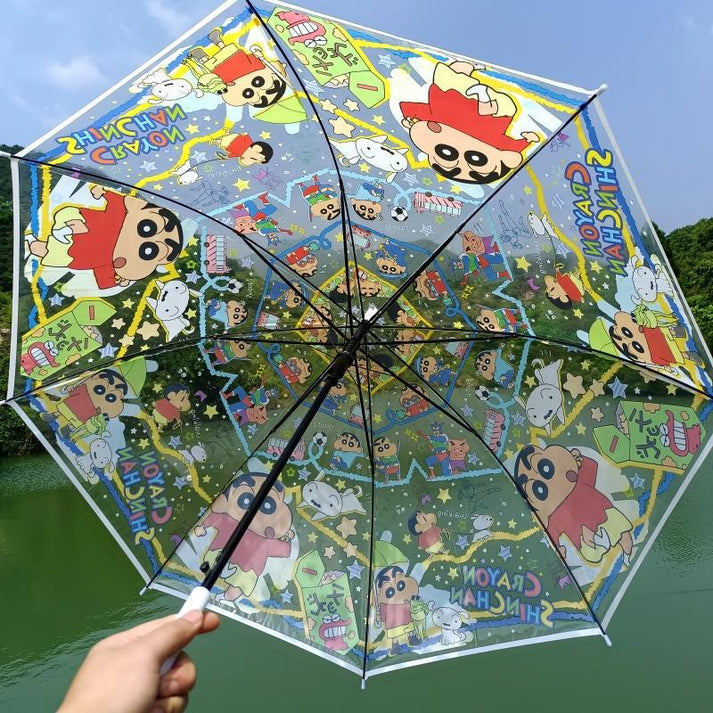 Transparent shin-chan umbrella