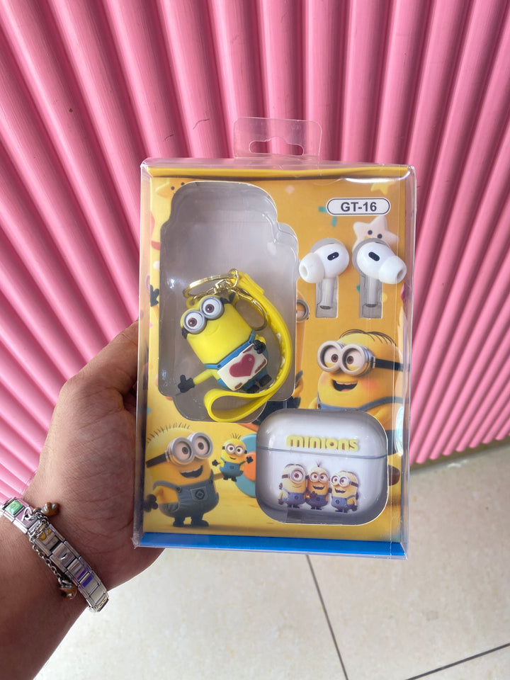 Earbuds with keychain giftset