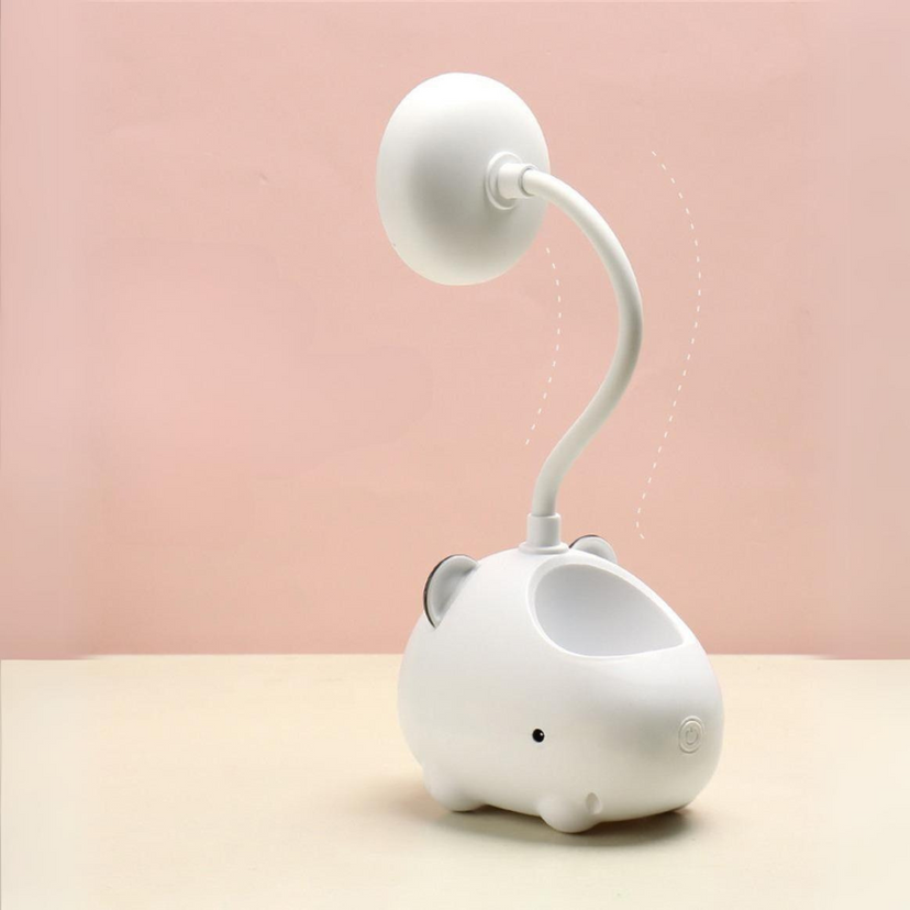 Kawaii panda lamp with pen holder