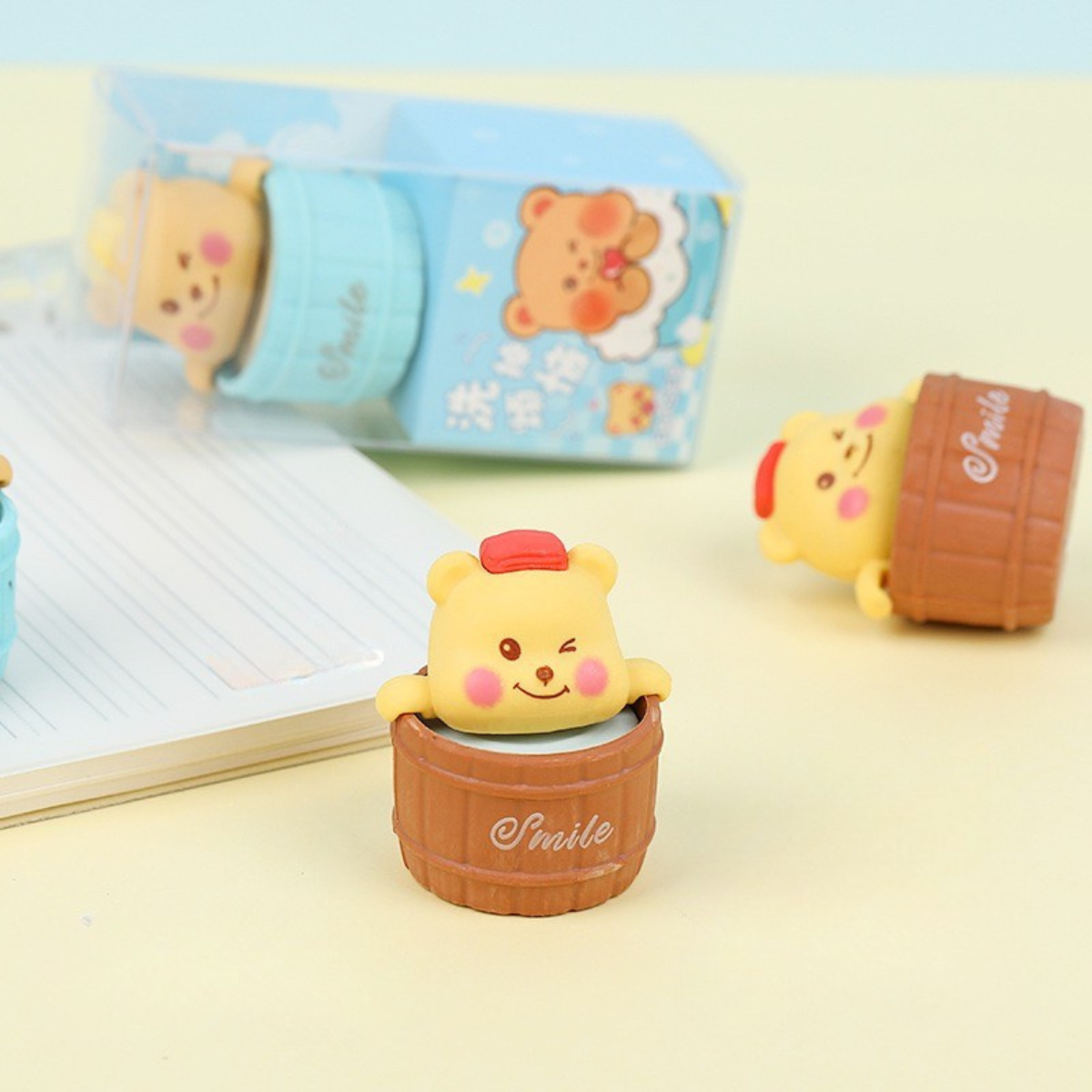 Kawaii bear eraser