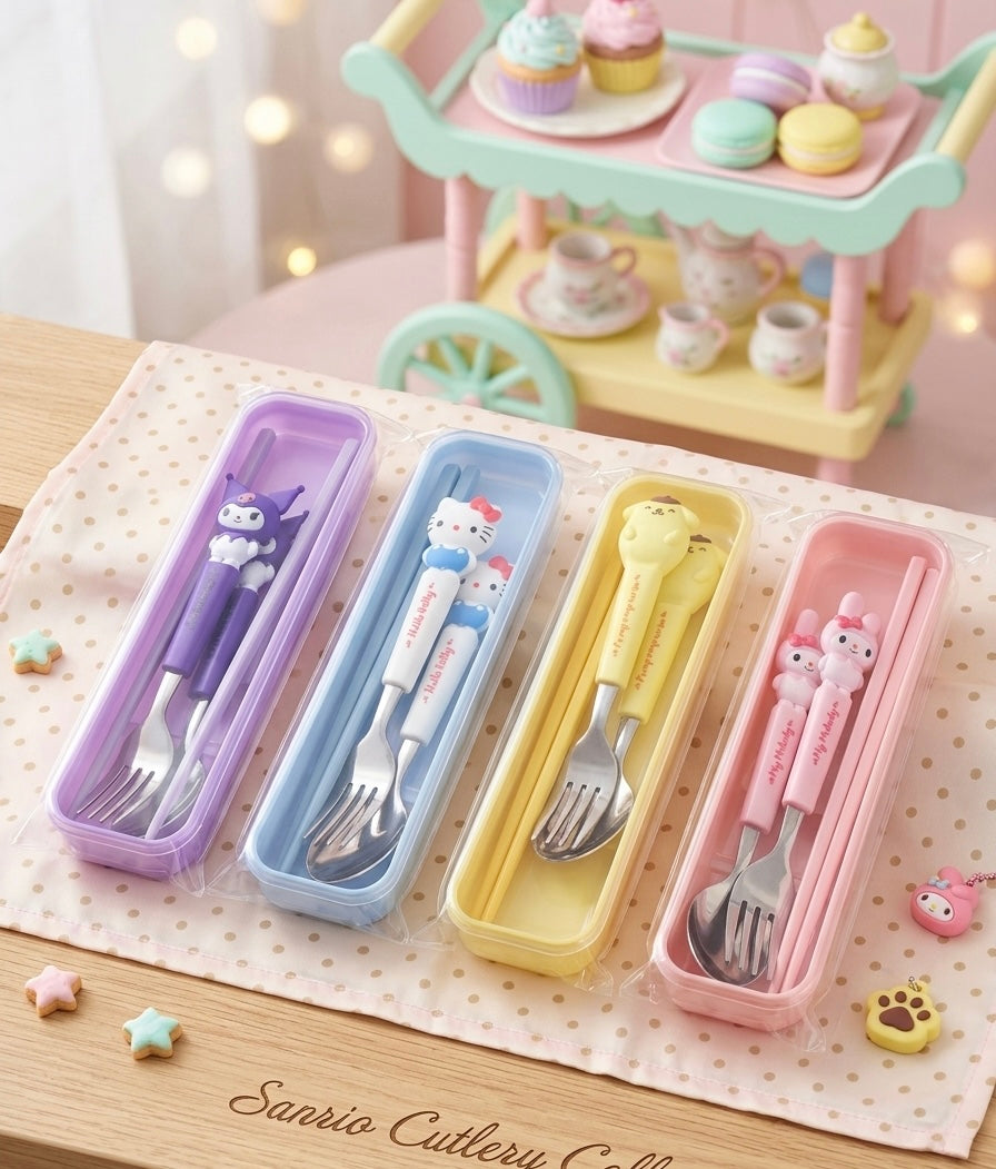Sanrio cutlery set