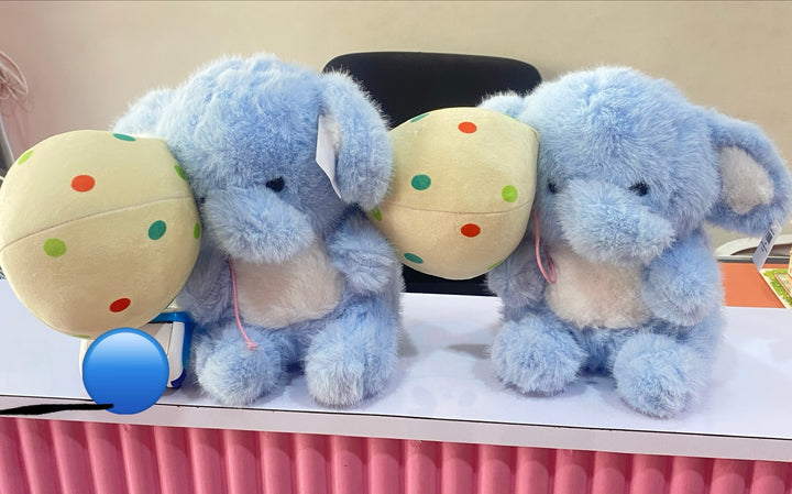 Kawaii balloon elephant plushie