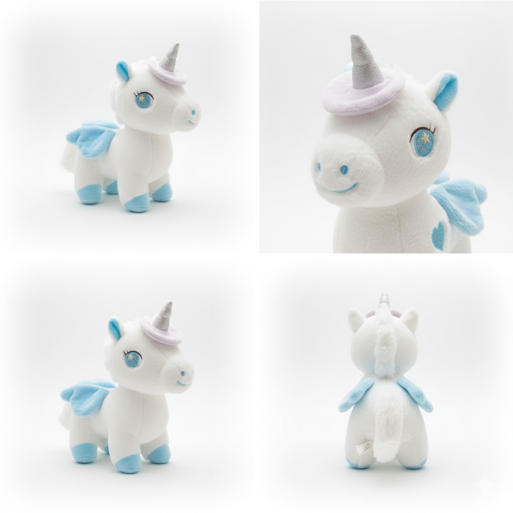 Unicorn plush toy 55cm approx