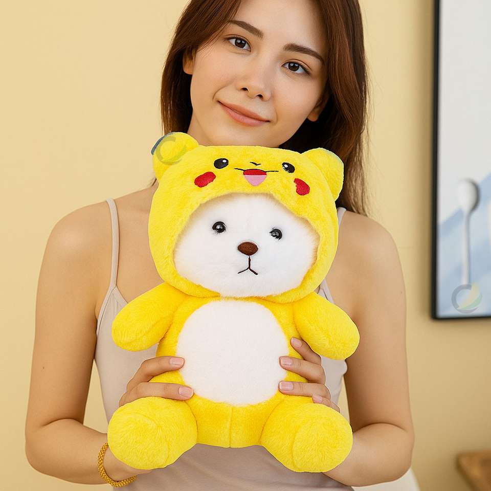 Pikachu hoodie teddy 45cm approx