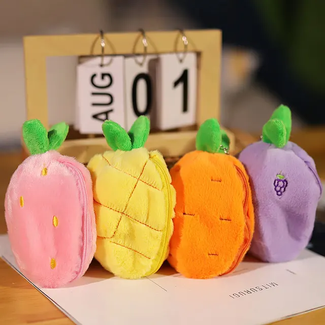 Fruit teddy keychain