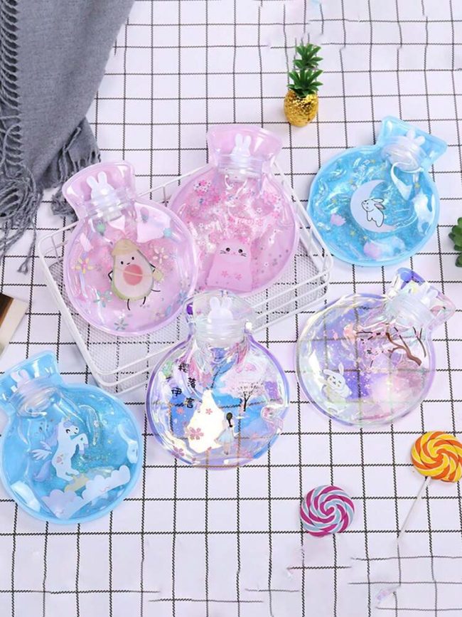 Cute round mini hot water bags