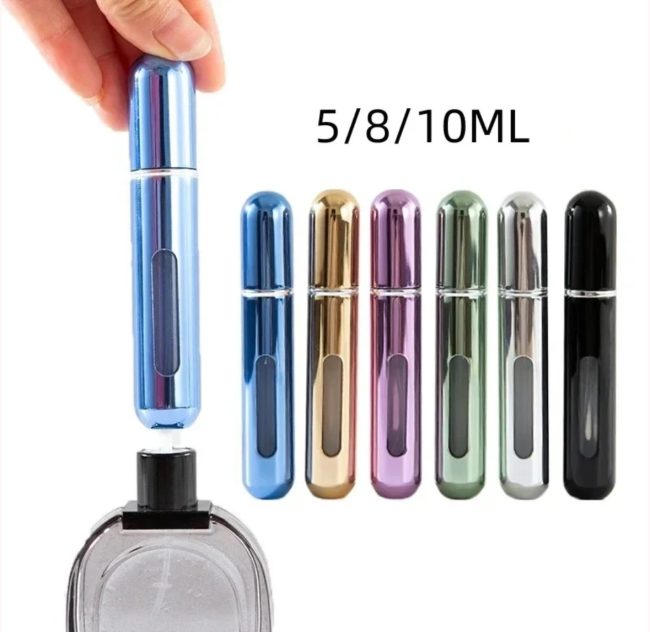 Mini travel perfume spray bottle