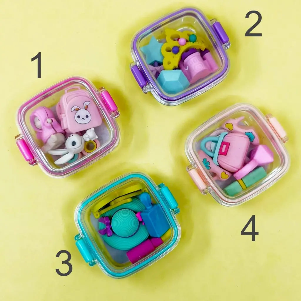 Fashion erasers box