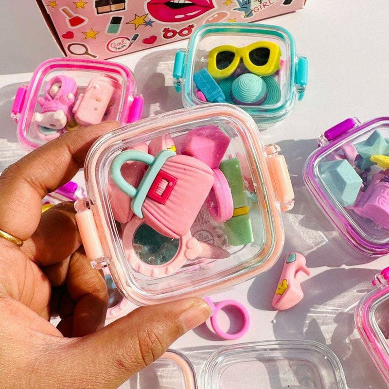 Fashion erasers box