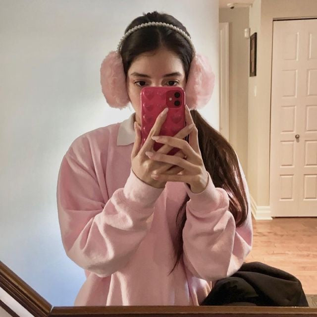 Pearl earmuffs