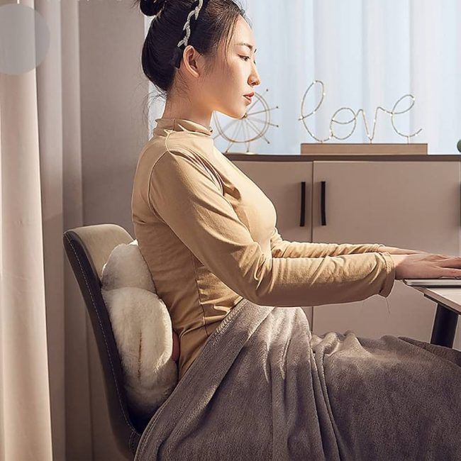 Paw pillow with blanket