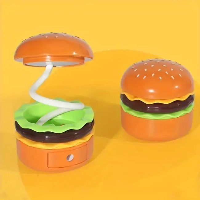 Burger lamp with sharpener