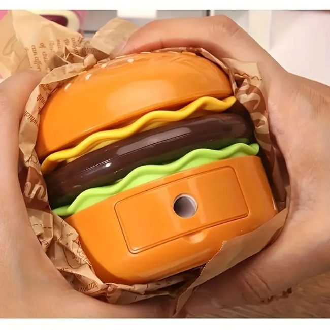 Burger lamp with sharpener