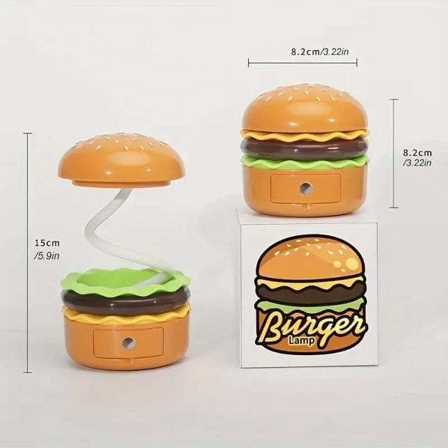 Burger lamp with sharpener