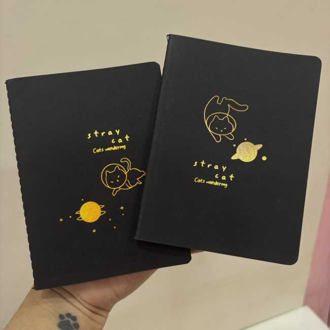 Black cat diary ( medium size)