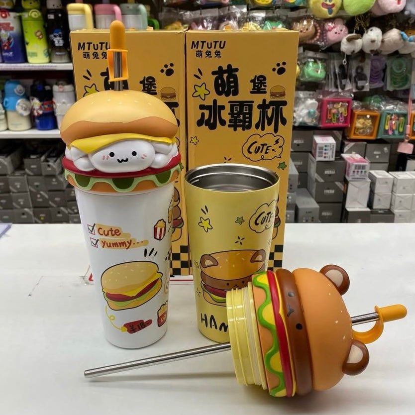 Hamburger insulated sipper 635ml