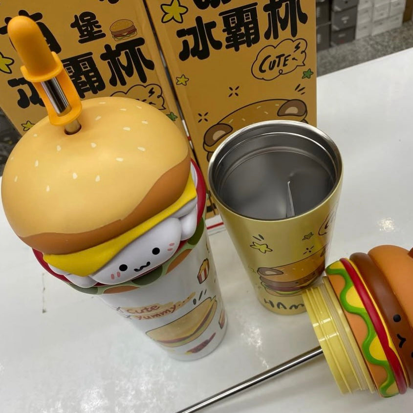 Hamburger insulated sipper 635ml