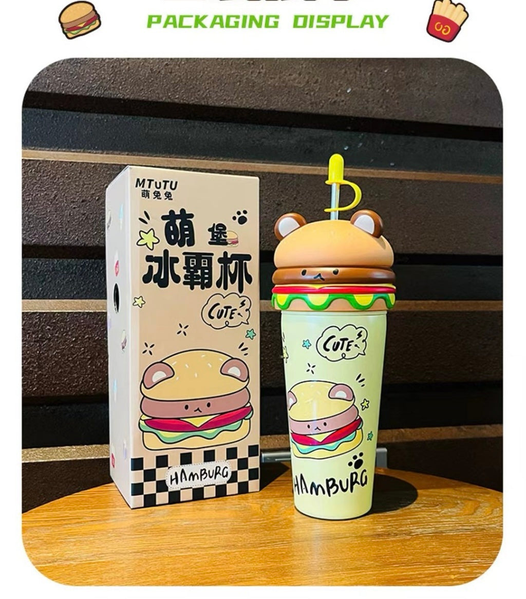 Hamburger insulated sipper 635ml