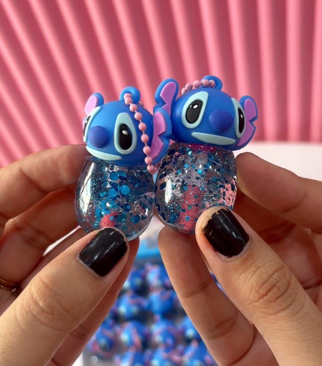 Stitch glitter lipgloss