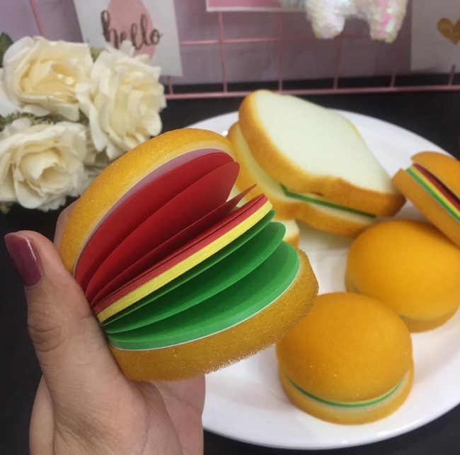 Foodie notepads | burger | sandwich