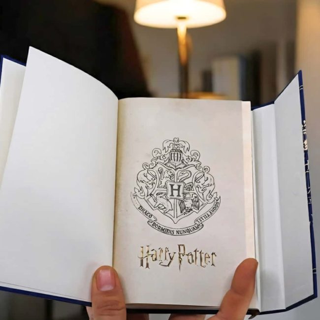 Harry Potter blue diary with magnet lock cover