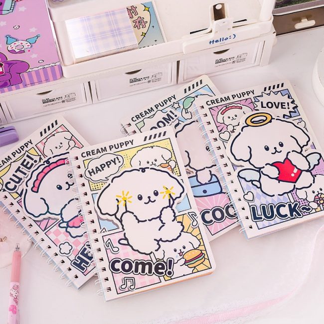 Puppy spiral notebook | Diary