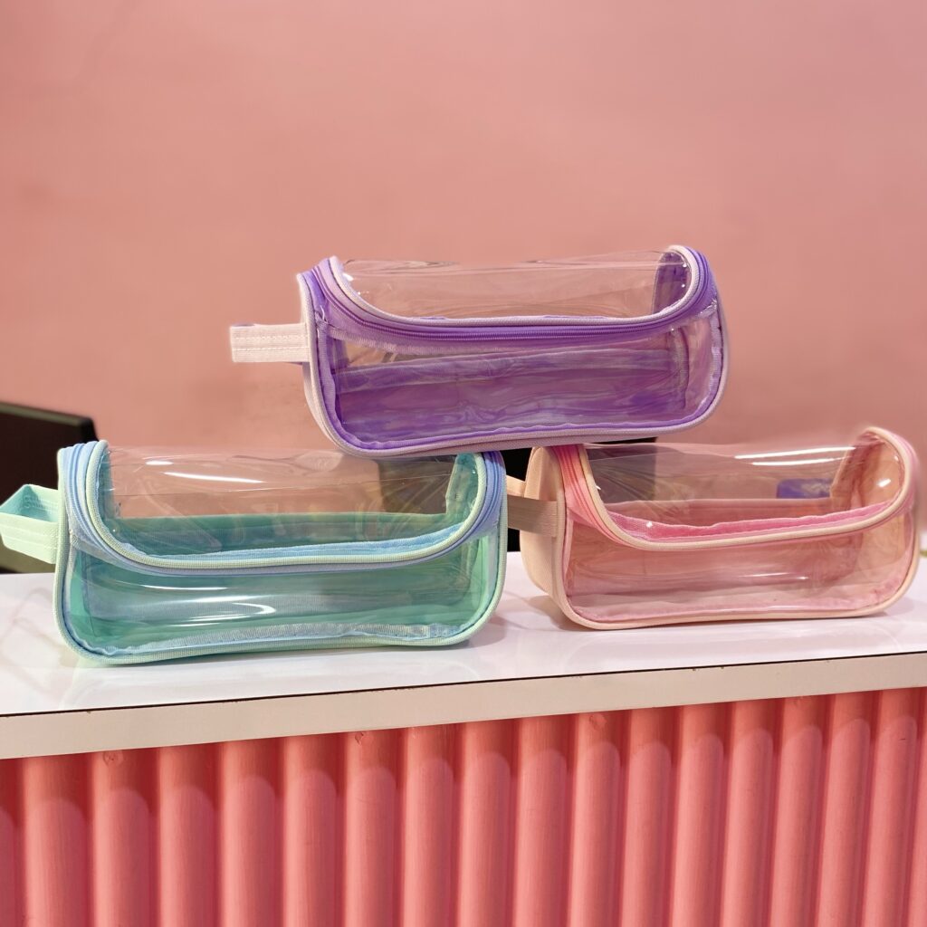 Pastel Transparent pouch