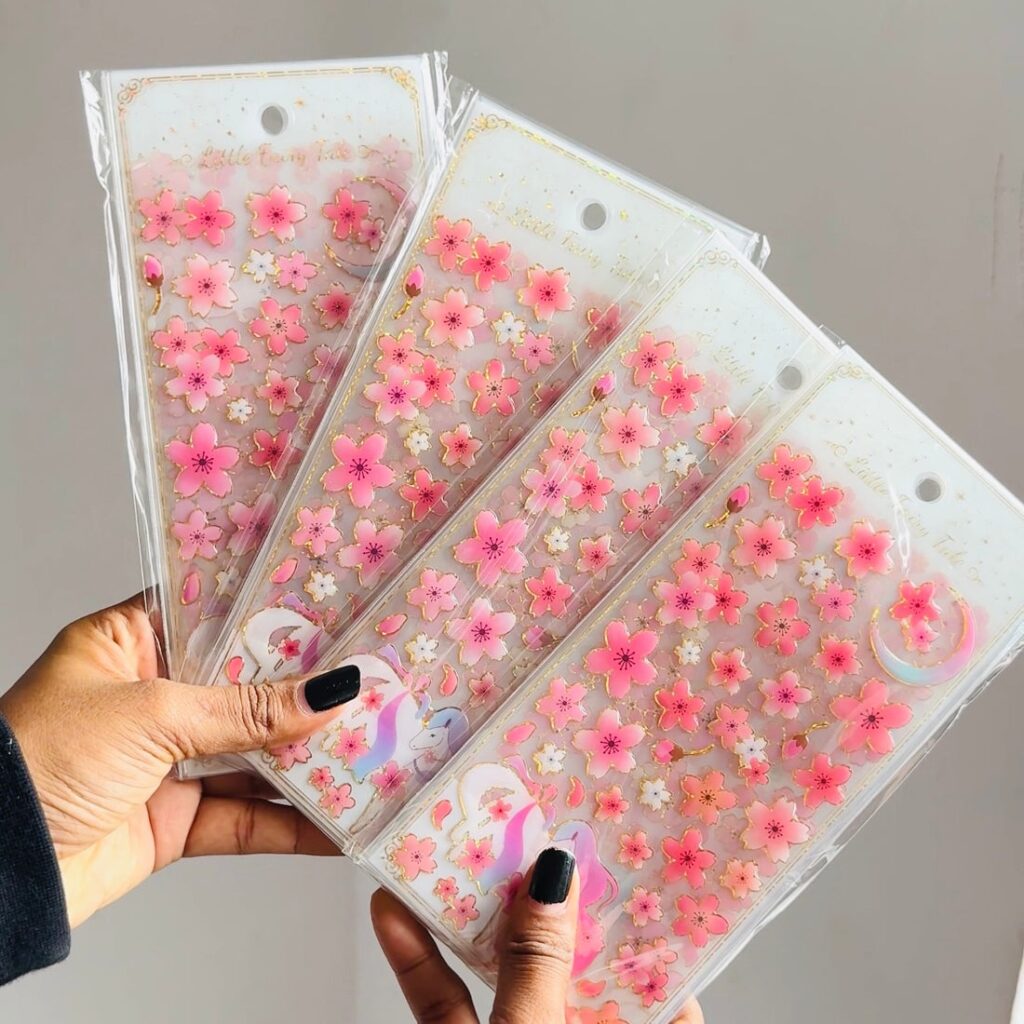 Cherry blossom stickers ( 1 sheet)