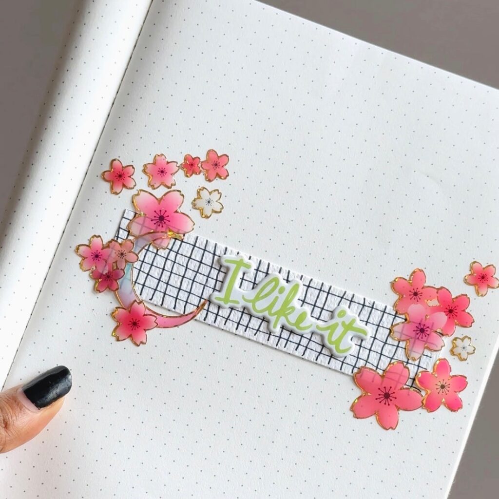 Cherry blossom stickers ( 1 sheet)