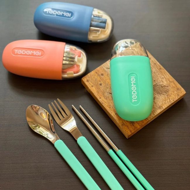 Portable cutlery set