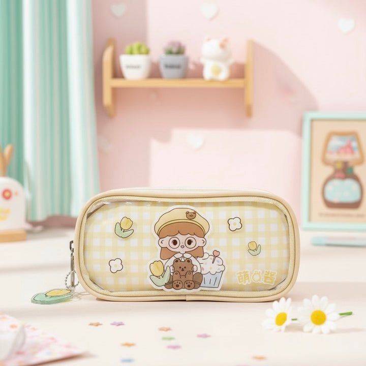 Cute kawaii pouch with charm