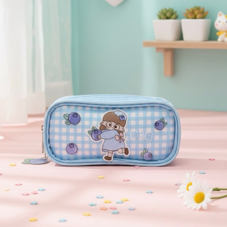 Cute kawaii pouch with charm
