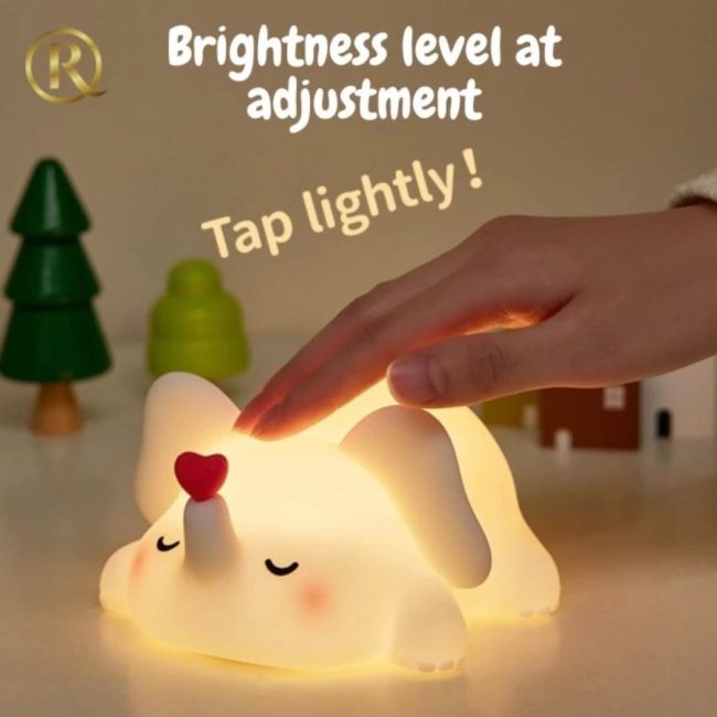 Elephant silicon touch lamp