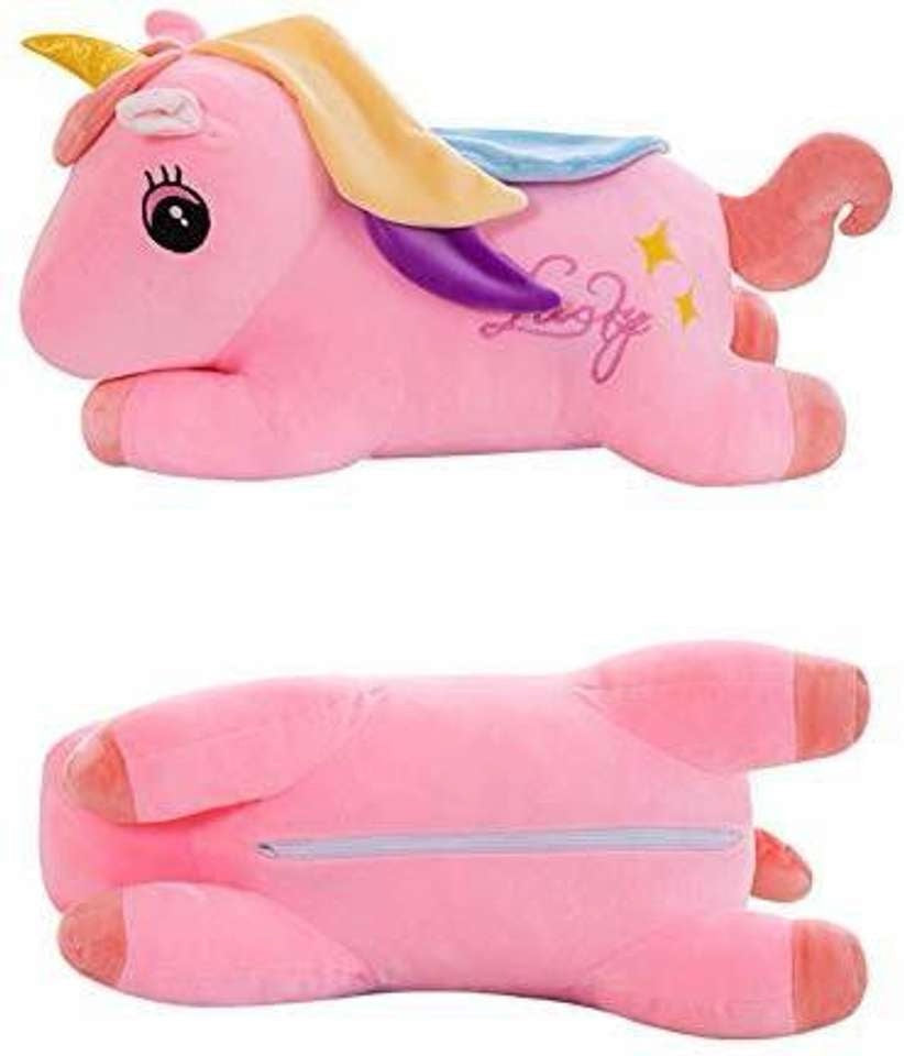 Unicorn pillow with blanket