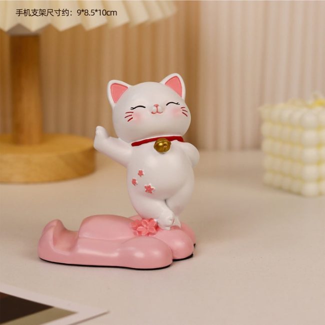 Kawaii cat mobile stand