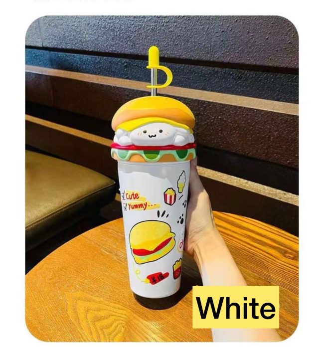 Hamburger insulated sipper 635ml