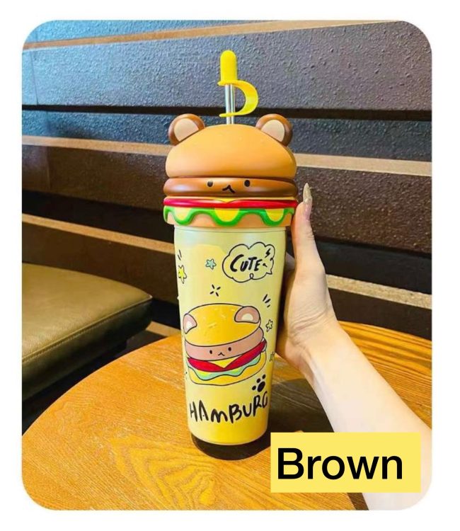 Hamburger insulated sipper 635ml