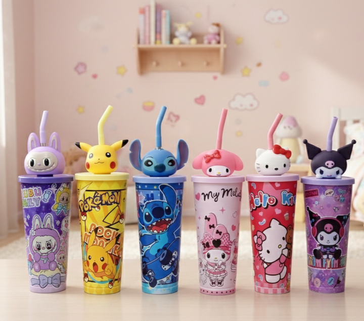 Kawaii character sipper
