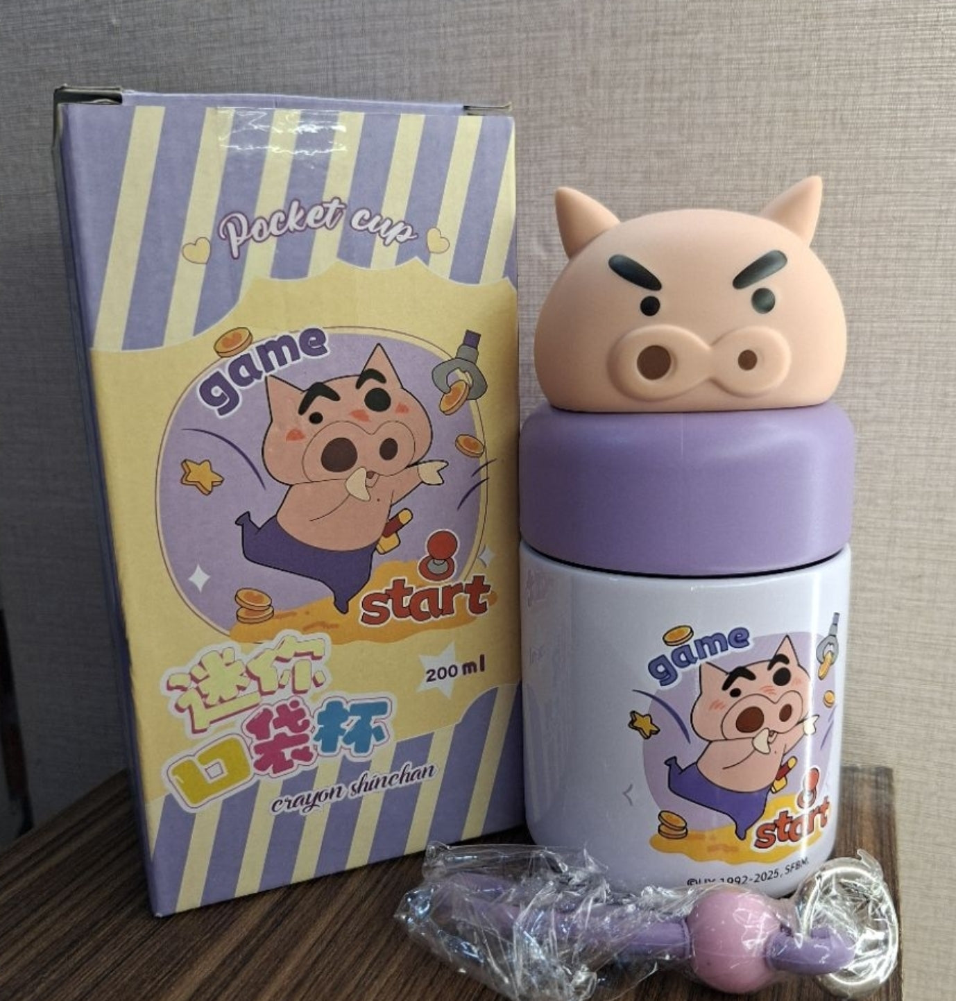 Crayon shinchan mini insulated bottle