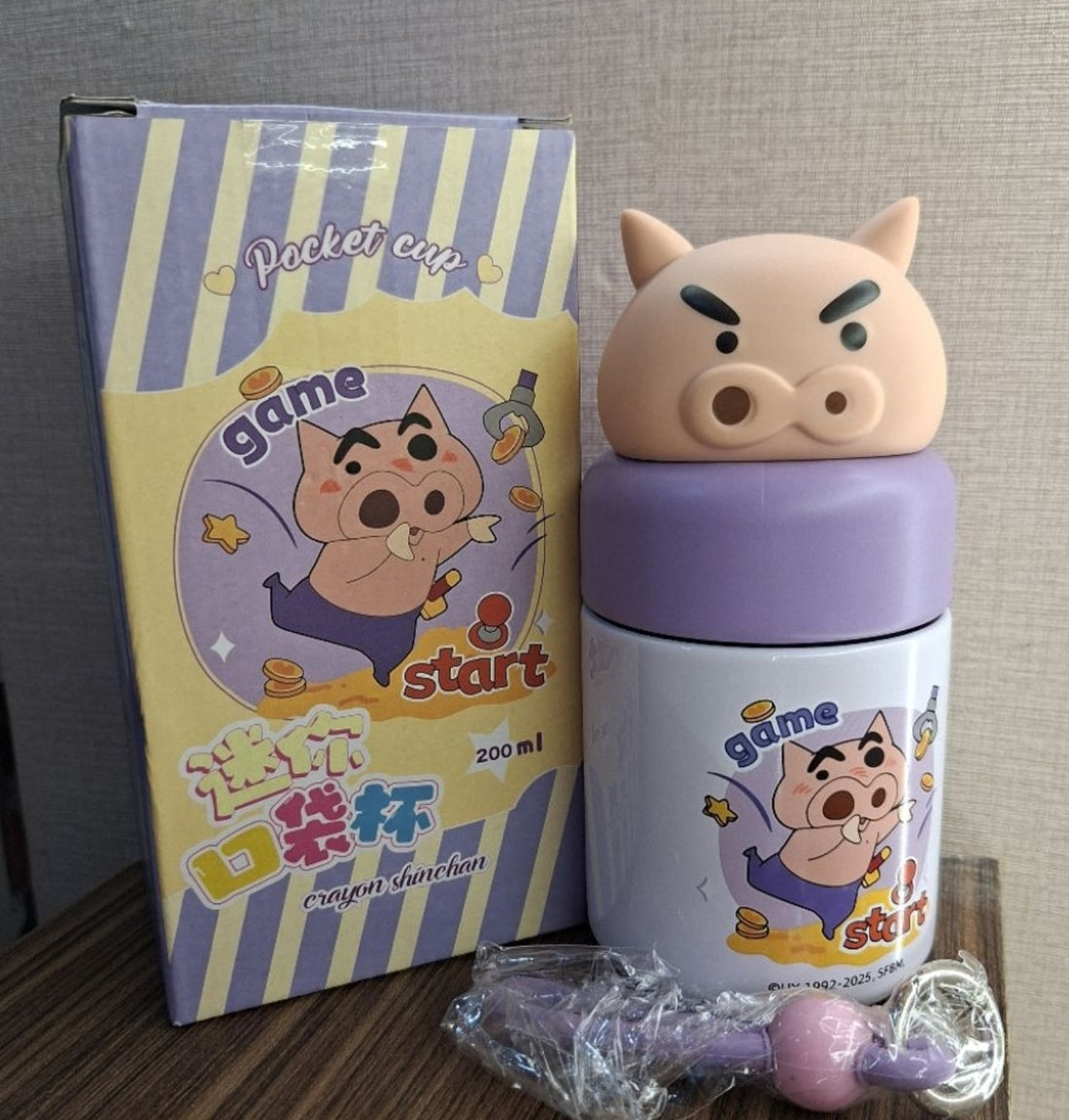 Crayon shinchan mini insulated bottle